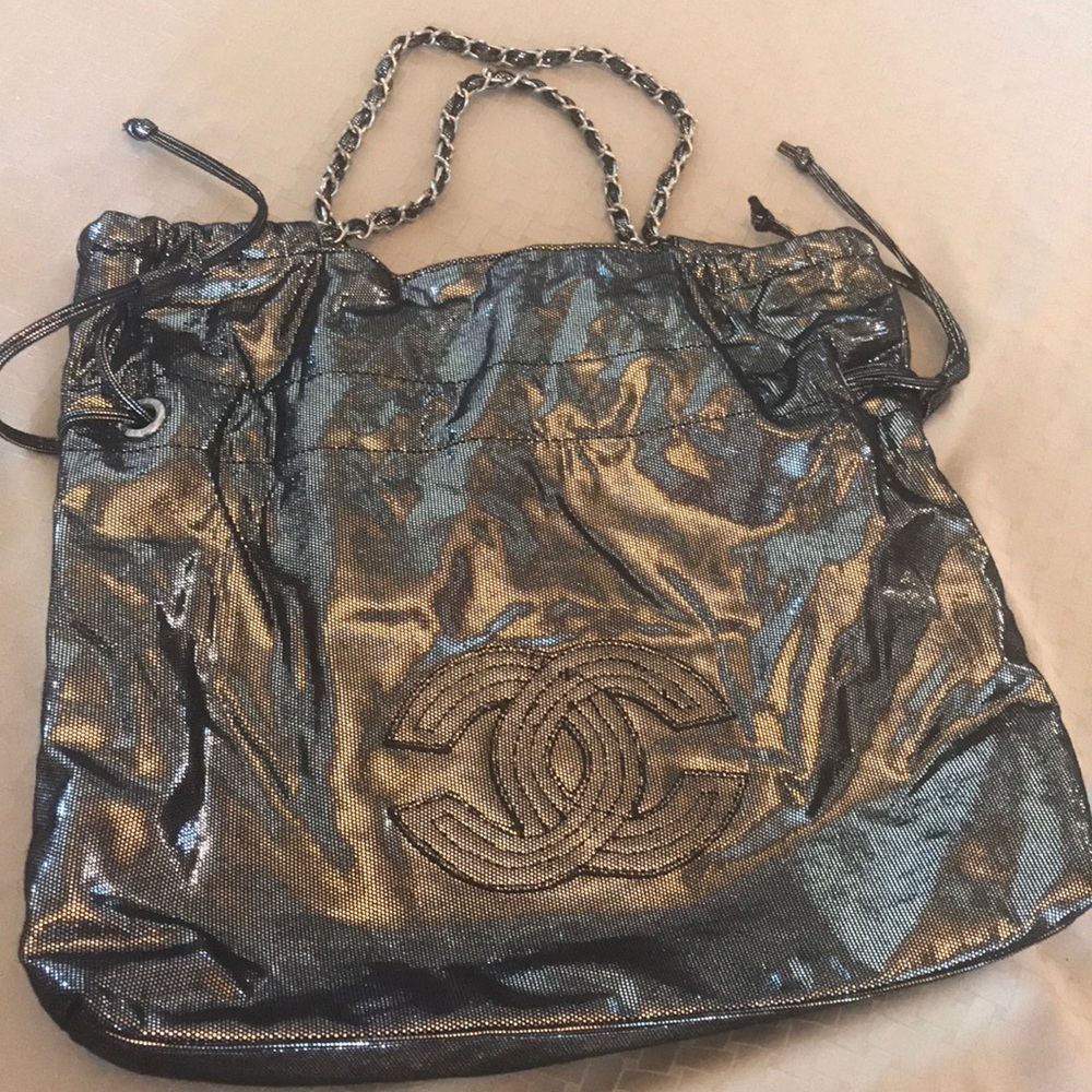New silver bag
